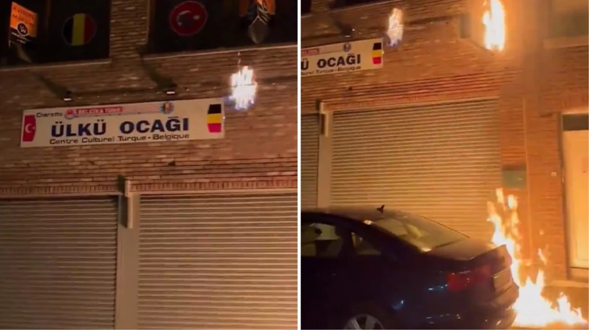 Belçika'da teröristler Ülkü Ocağı binasına saldırdı