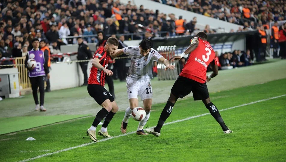 Beşiktaş, Gaziantep deplasmanında kabusu yaşadı!