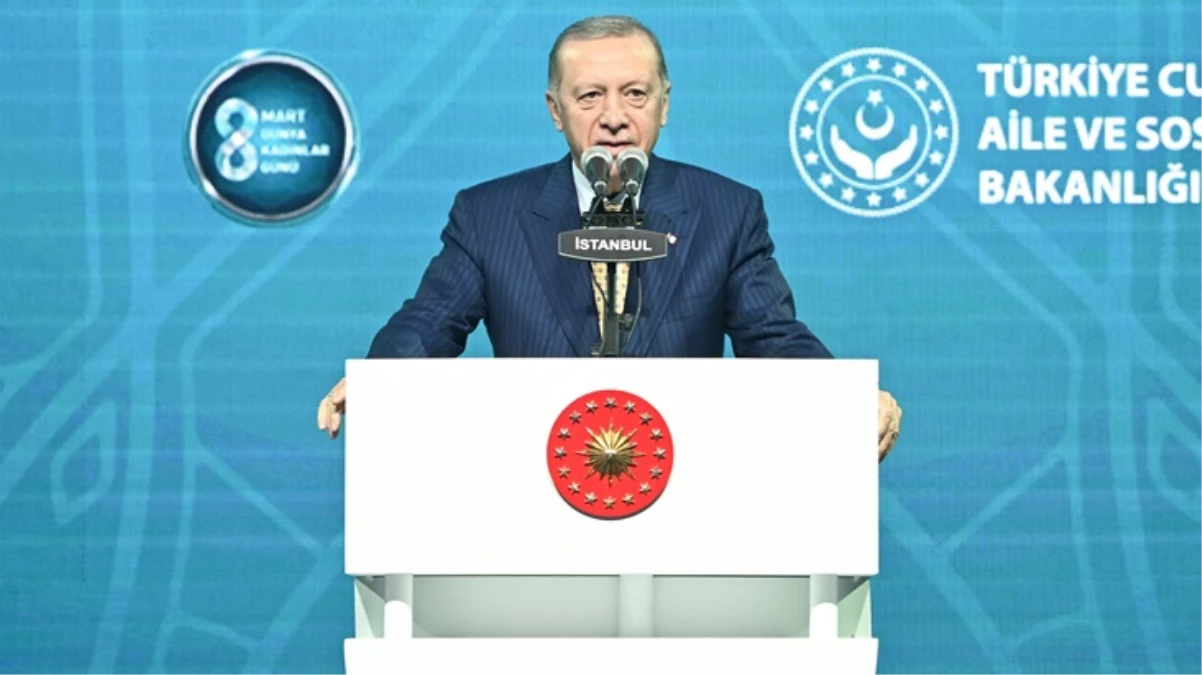 Cumhurbaşkanı Erdoğan'dan Kadınlar Günü mesajı