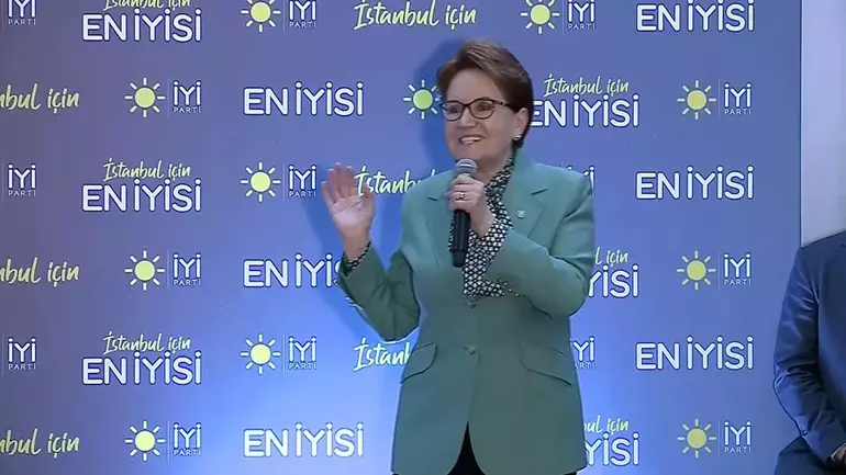Esenyurt'ta konuşan Akşener'den, CHP'ye gönderme