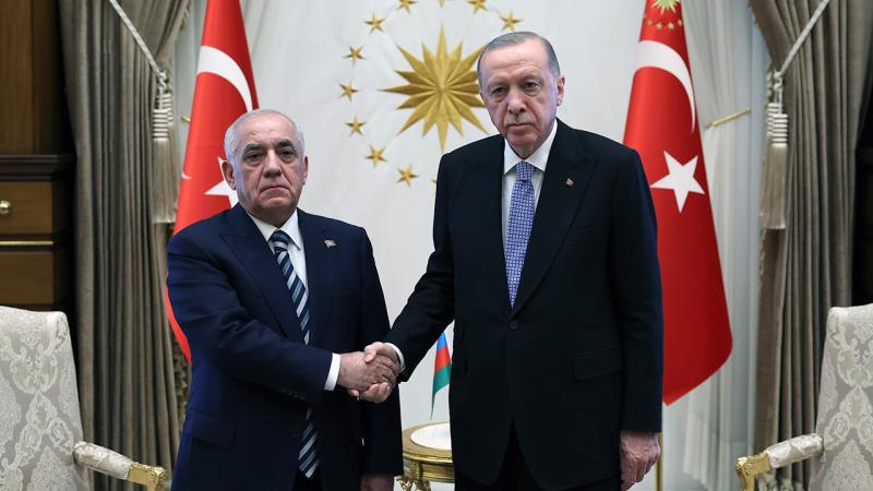 Cumhurbaşkanı Erdoğan, Azerbaycan Başbakanı ile görüştü