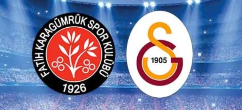 Fatih Karagümrük-Galatasaray maçının ilk 11'leri!
