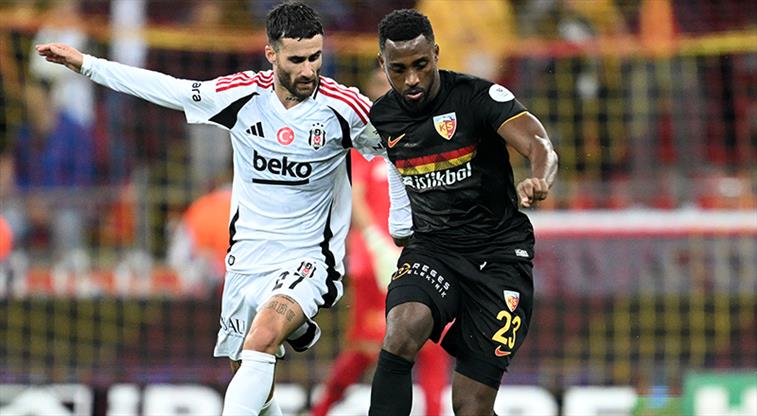Beşiktaş, Kayserispor deplasmanından 3 puanla dönmesini bildi