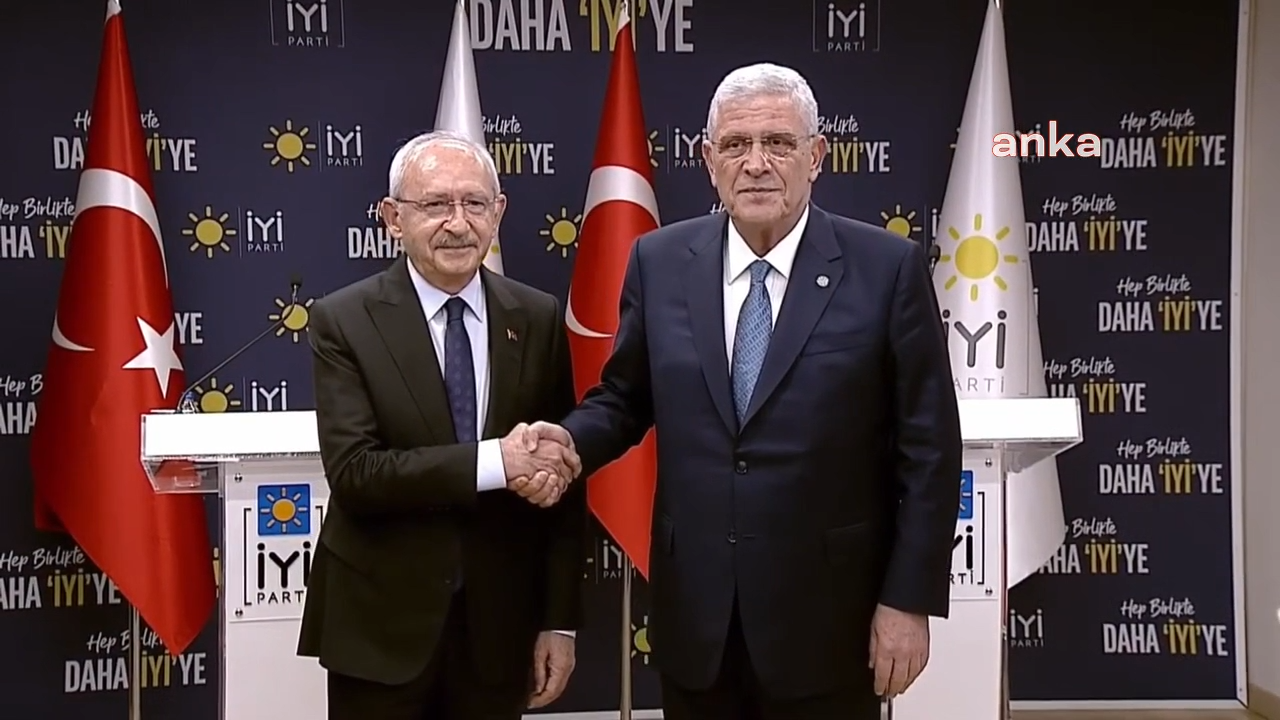 Kılıçdaroğlu'ndan İYİ Parti Genel Başkanı Dervişoğlu'na ziyaret