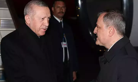 Cumhurbaşkanı Erdoğan Bakü'de!