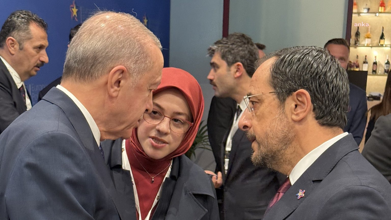 Cumhurbaşkanı Erdoğan, Tiran'da Güney Kıbrıs Rum Yönetimi Cumhurbaşkanı ile görüştü