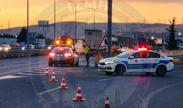 İzmir Aliağa'da orman yangını: Trafik Yeni Foça istikametine kapatıldı