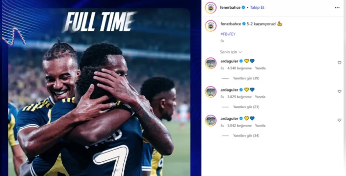 Arda Güler'in Real Madrid performansı ve Fenerbahçe sevgisi