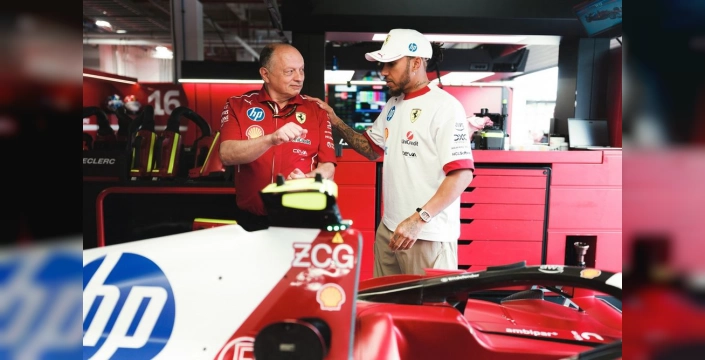 Hamilton'ın Ferrari performansı: Vasseur, 'şansızlık' diyor