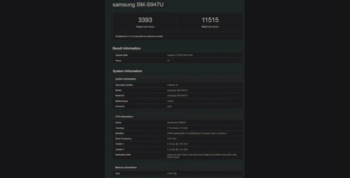 Snapdragon 8 Elite 2 Geekbench'te zirvede