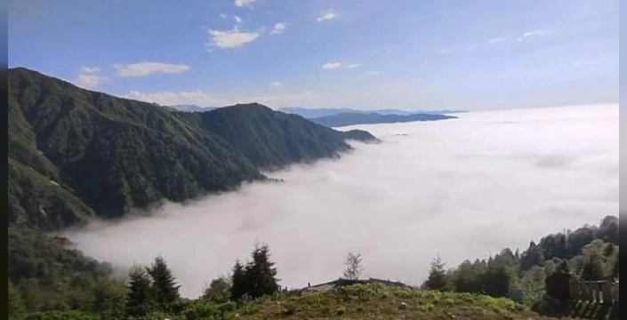 Trabzon ve Rize'de bulut denizi: Unutulmaz manzaralar
