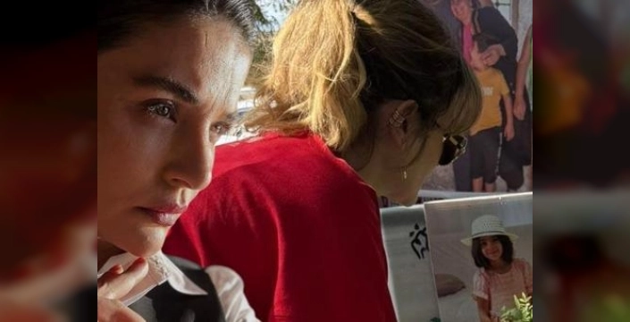 Gonca Vuslateri, Narin Güran'ın Mezarını Ziyaret Etti