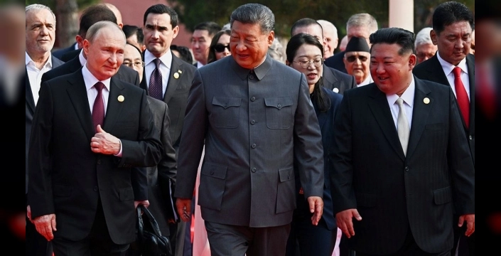 Putin ve Şi'nin 'ölümsüzlük' konuşması canlı yayında