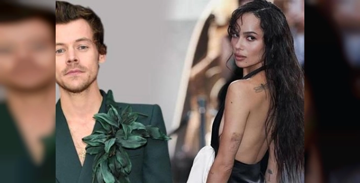 Zoe ve Harry, Lenny Kravitz ile yemek yedi
