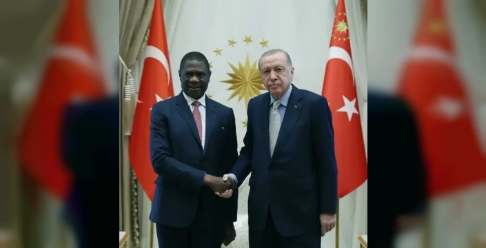 Erdoğan, Güney Afrika Cumhurbaşkanı yardımcısını kabul etti