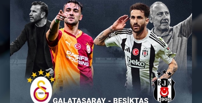 Galatasaray ile Beşiktaş dev derbide RAMS Park'ta kozlarını paylaşıyor