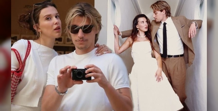 Millie Bobby Brown ve Jake Bongiovi, evlat edindikleri kızlarıyla ilk aile fotoğrafını paylaştı