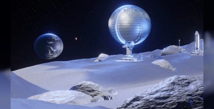Nasa, Ay'da kendi kendini onaran şeffaf kubbelerle yaşam alanları kurmayı hedefliyor