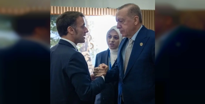 Cumhurbaşkanı Erdoğan, Macron ile kritik görüşme gerçekleştirdi