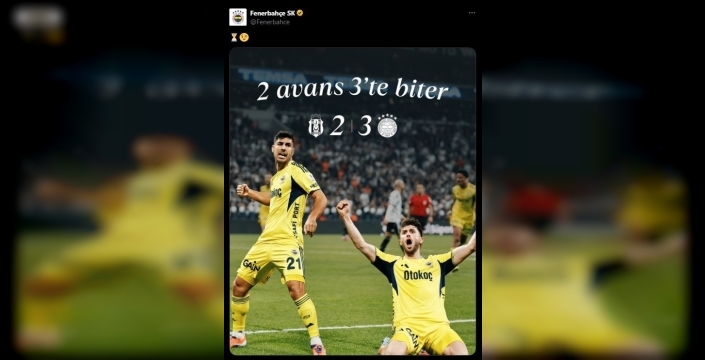 Fenerbahçe, derbi sonrası dikkat çeken paylaşımlar yaptı