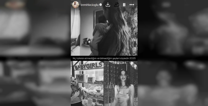 İrem Helvacıoğlu, 2025'e veda ederken kızı Sora ile duygusal paylaşım yaptı