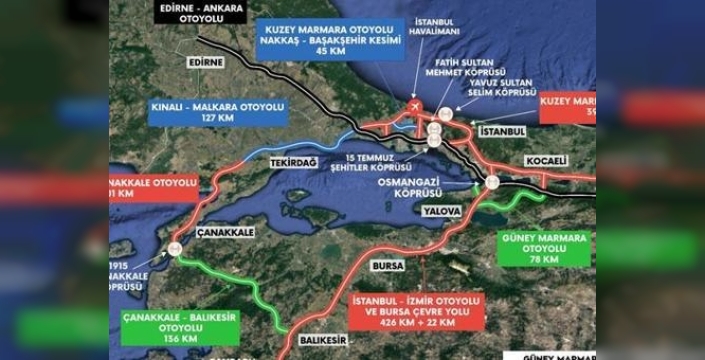 Marmara'nın Sanayi Kalbi Nefes Alacak: Kocaeli, Bursa ve Sakarya'yı Birleştiren Dev Otoyol Yolda!