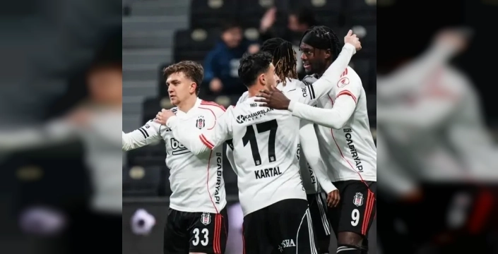 Beşiktaş, Ziraat Türkiye Kupası'nda Keçiörengücü'nü 3-0 mağlup etti