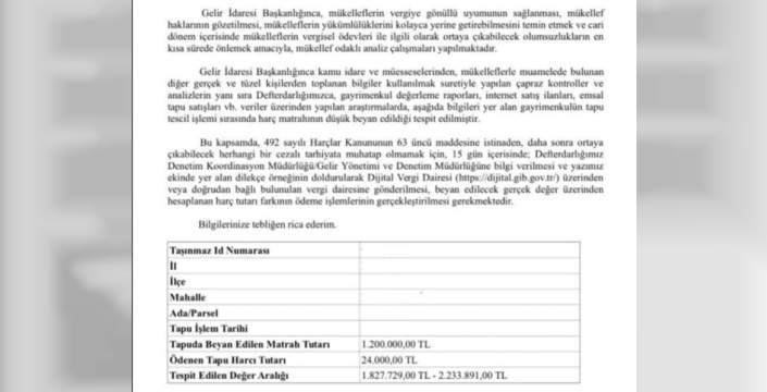 Tapuda değeri düşük gösterenlere şok ceza: Cezalar 4 kat arttı, evlere tebligat yağıyor!