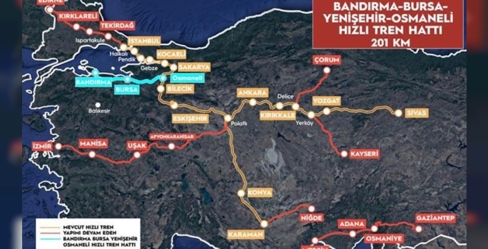 Bursa'ya hızlı tren müjdesi: Tarih belirlendi
