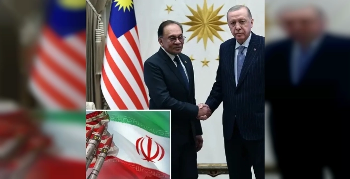 Erdoğan ve Malezya Başbakanı İbrahim, İran ve küresel gelişmeleri masaya yatırdı