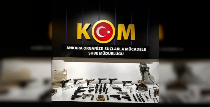 Ankara'da silah kaçakçılığına büyük darbe: 4 kişi demir parmaklıklar ardında
