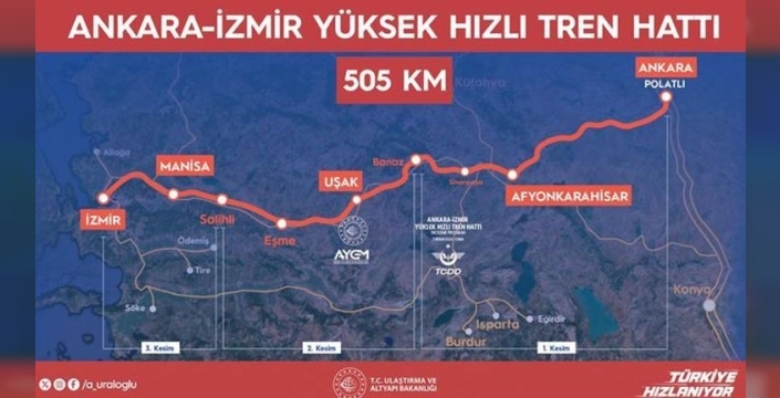 Ankara-İzmir arası yolculuk tarihe karışıyor: Hızlı trenle sadece 3.5 saat!