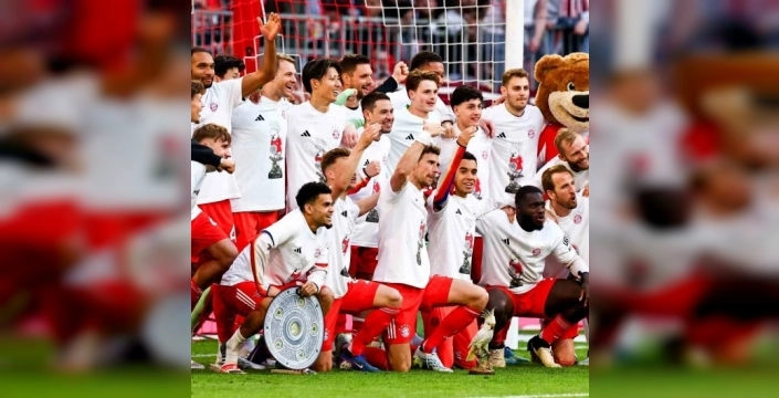 Bayern Münih, Bundesliga'da 14. yılda 13. kupa sevincini yaşadı