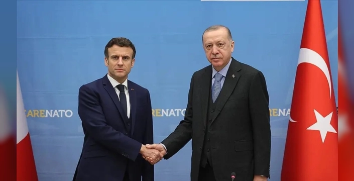 Cumhurbaşkanı Erdoğan, Macron ile kritik görüşme gerçekleştirdi