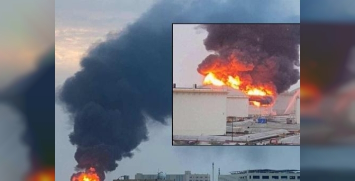 İran füzeleri Bahreyn'in en büyük petrol rafinerisini vurdu, büyük patlamalar yaşandı