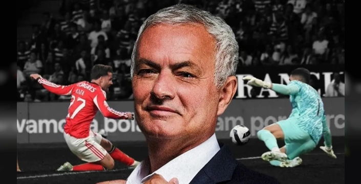 Mourinho'nun Benfica'sı nefes kesen maçta Sporting'i yıktı: Ligin kaderini Rafa Silva belirledi!