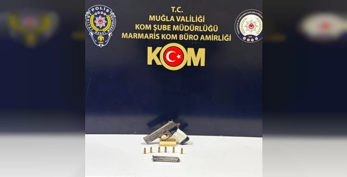 Muğla'da ruhsatsız silah bulunduran şüpheli yakalandı