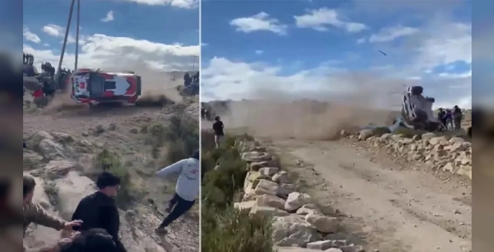 Ralli faciası yürekleri dağladı: Yarış aracının savrulduğu kazada 1 ölü, 3 yaralı