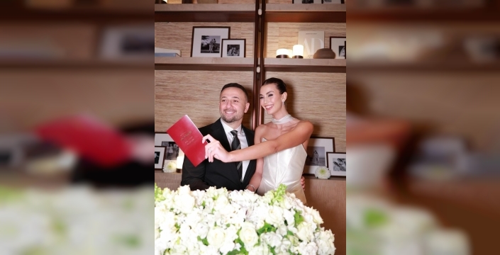 Sezgi Sena Akay ve Erdinç Acar, mutluluğu nikah masasında buldu