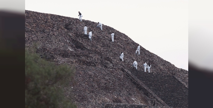Teotihuacan'da dehşet: Ay Piramidi kan gölüne döndü, bir turist hayatını kaybetti
