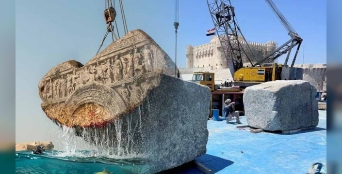 Akdeniz'in dibinden çıkan sır: İskenderiye Feneri'nin kayıp dev parçaları yeniden hayat buluyor