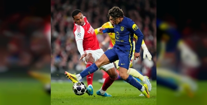 Arsenal, Emirates'te Atletico Madrid'i geçerek finale yükseldi