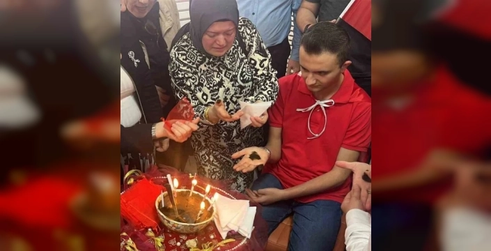 Çorum'da engellilere vatan sevgisiyle asker kınası yakıldı