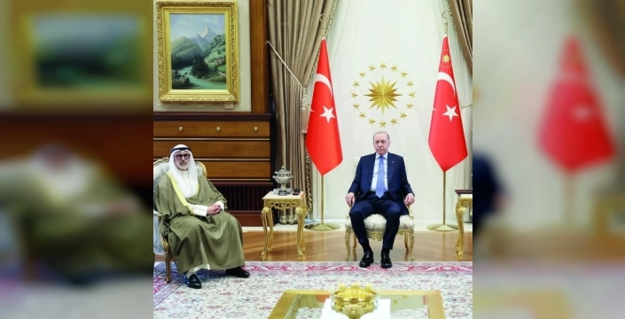 Cumhurbaşkanlığı Külliyesi'nde Kuveytli konuk ağırladı