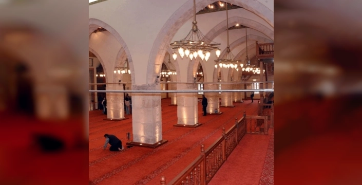 Kahramanmaraş'ta tarihi Ulu Camii deprem sonrası yeniden ibadete açıldı