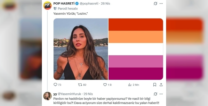 Yasemin Yürük'ten cinsel yönelim iddialarına sert tepki: 'Dava açıyorum!