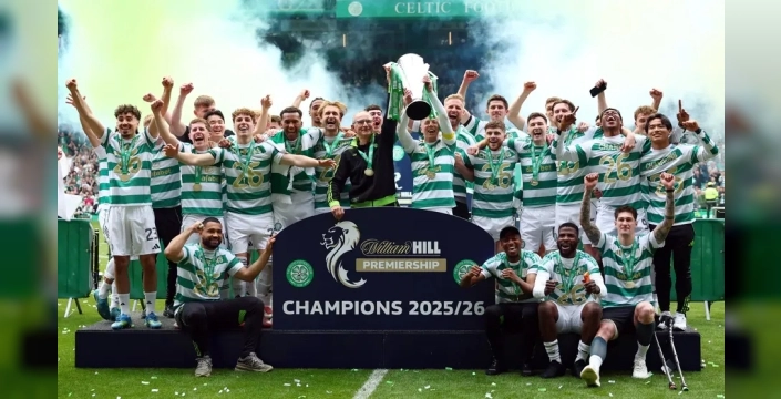 Yeşil-beyazlılar bir kez daha zirvede: Celtic, İskoçya'da 56. şampiyonluğuna ulaştı