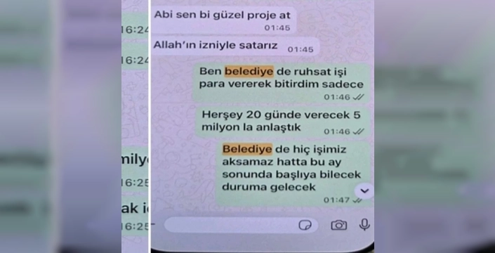 Bursa'da rüşvet ağı: 3 milyonluk itiraflar ve WhatsApp yazışmaları şokta!