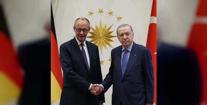 Cumhurbaşkanı Erdoğan, Almanya Başbakanı ile 'Transatlantik bağ' vurgusu yaptı