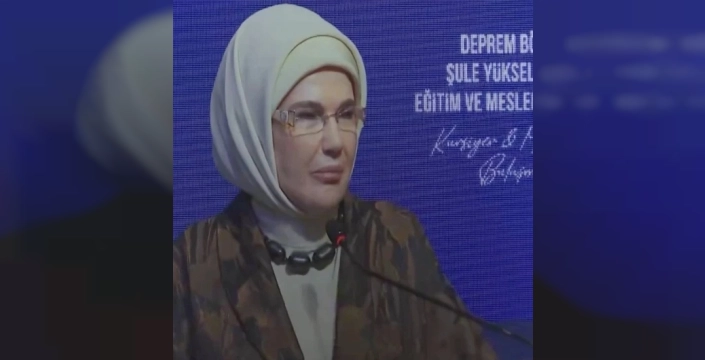 Emine Erdoğan'dan depremzede gençler için umut dolu mesaj: Başarılar ilham verecek